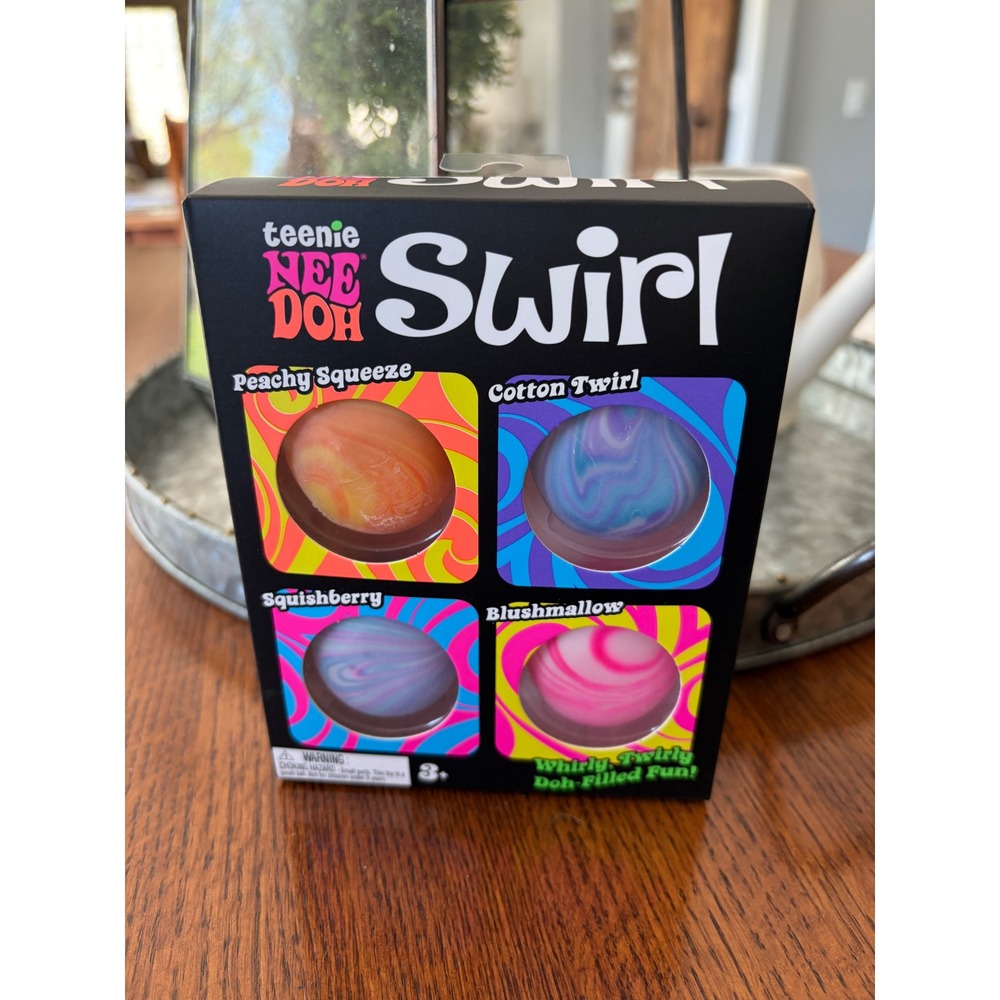 NeeDoh Teenie Swirl 4-pack New